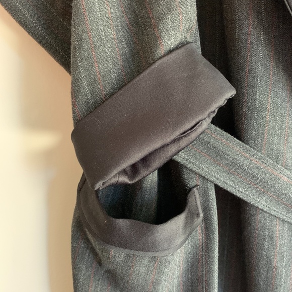 Lane Bryant x Glamour Pinstripe Robe Duster - Picture 4 of 5